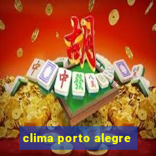 clima porto alegre